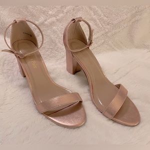 🤍 dream pairs strappy rose gold heels🤍